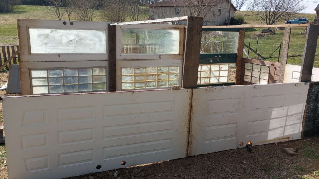 nomadic improvements, greenhouse, side walls, building view, 